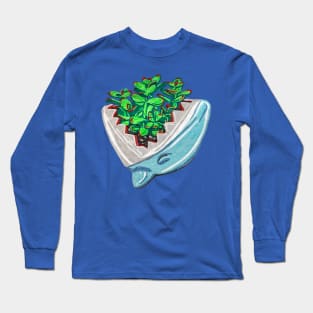 Shark Planter Long Sleeve T-Shirt